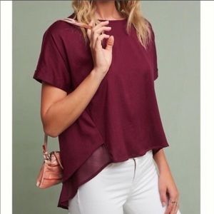 Brand: Anthropologie (Eri and Ali), Size: small, Color: maroon